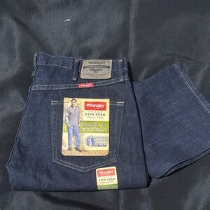 Wrangler Men's Regular Fit Jeans - Dark Blue